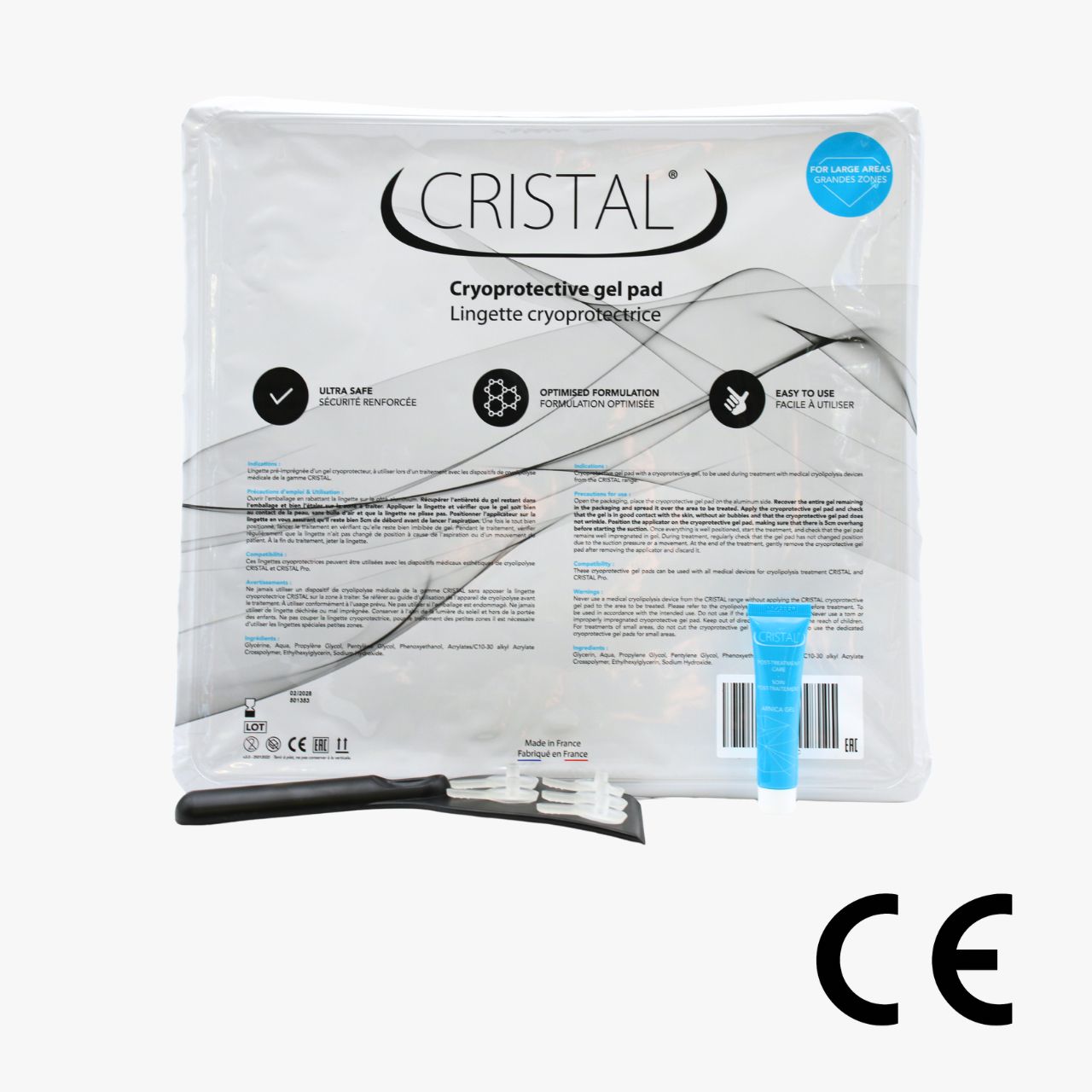 Pack de Grandes lingettes cryoprotectrices