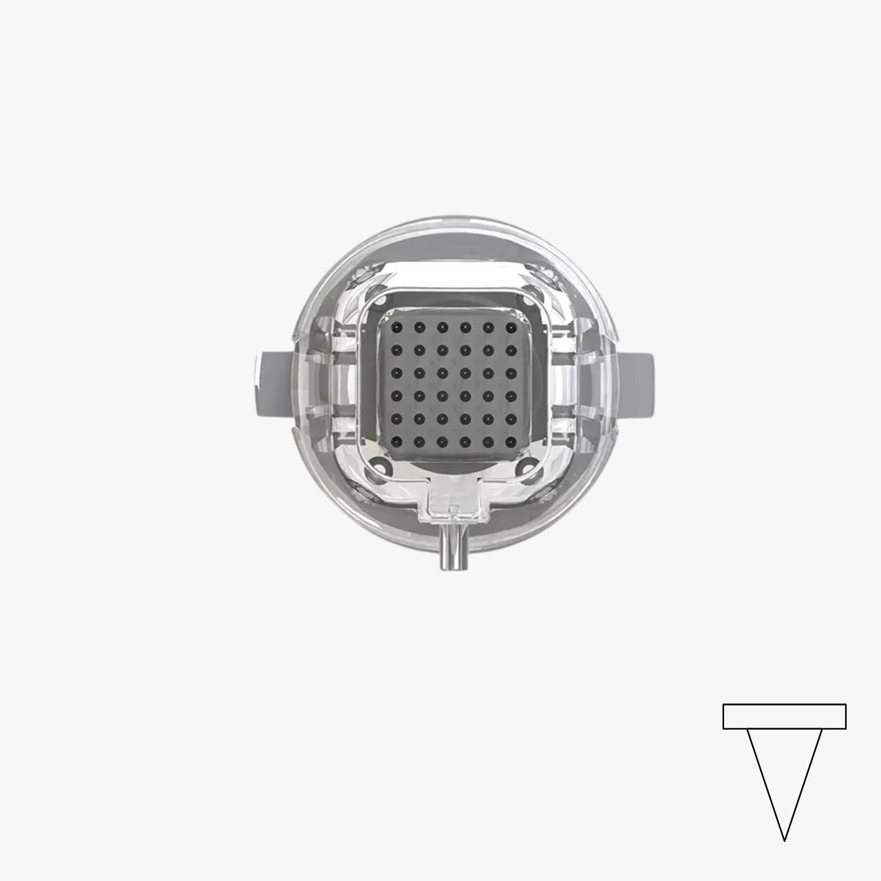 36-pin non-insulated microneedle tips - Focus Dual (x10)